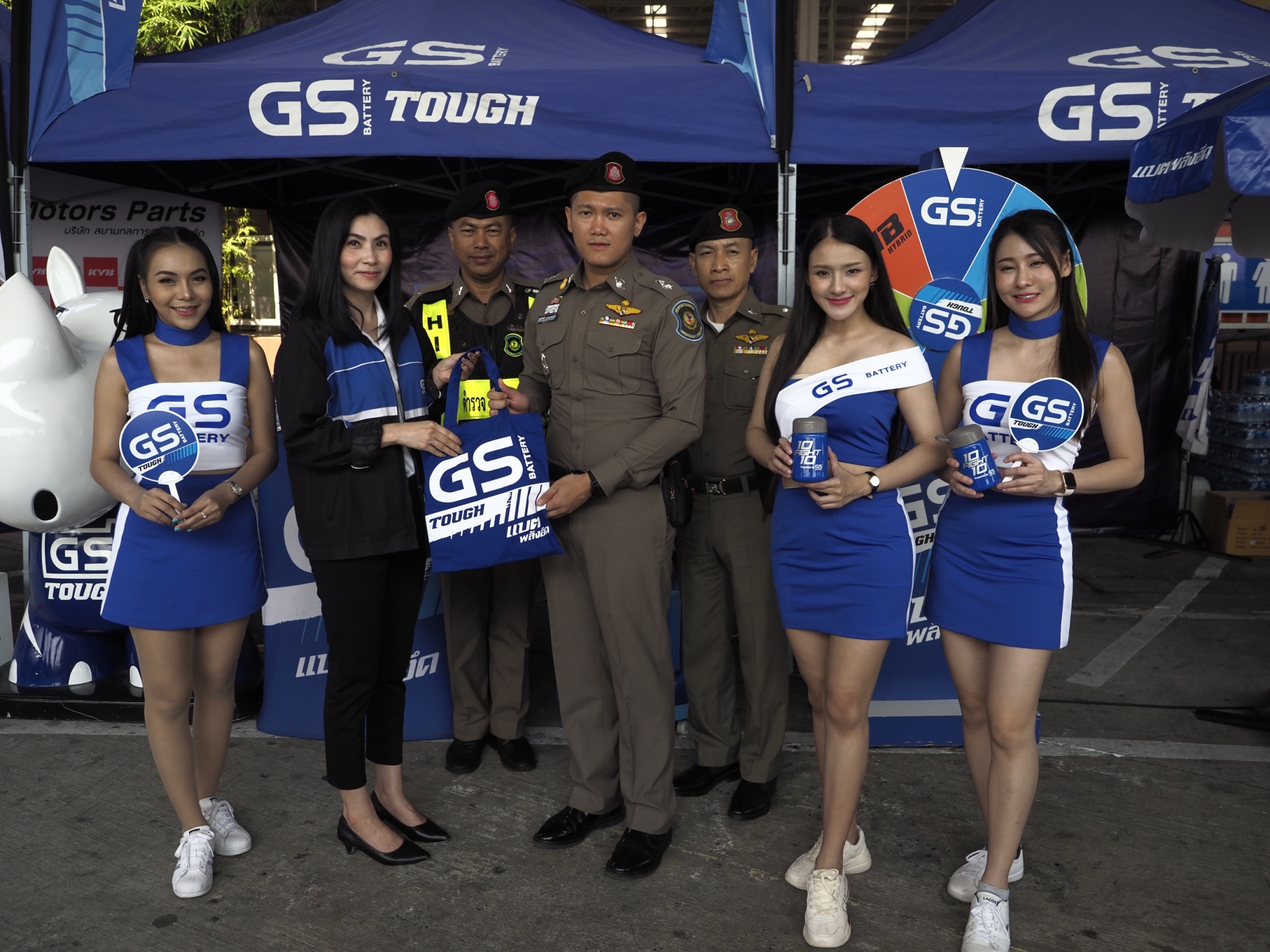 GS แบตพลังอึด จัดกิจกรรมตอบแทนสังคม จัด 2 จุดบริการมุ่งลดอุบัติเหตุบนท้องถนนในช่วงเทศกาลปีใหม่ 2563